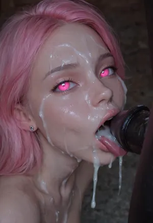 18 year old PETITE CUTIE IS TERRORIZED AND VIEWER'S hyper gigantic MASSIVE BLACK HORSEcock, SHE'S HYPNOTIZED BY VIEWER TO BE EXTREMELY DESPERATE AND TERRIFIED OF HIS gigantic thick BLACK HORSEcock, HYPNOSIS, BUKKAKE, UHD 8K, extreme realism, maximum detail, tanned skin with FRECKLES, (MESSY long MULTICOLOR hair), view from side and below, YOUNG HOTTIE IS OBSESSED WITH VIEWER'S ENORMOUS BLACK HORSECOCK, she is SHAMEFULLY kissing the tip of HIS MASSIVE BLACK HORSEcock and licking the cum, SHE'S DISGUSTED BY HUGE BLACK HORSEcock, SUPER EXCITED eyes GLOWING WITH INTENSE DISGUST, EYES WIDE OPEN IN SHOCK, (BRIGHT GLOWING MINDLESS PINK eyes:1.7), she is HYPNOTIZED TO WORSHIP VIEWER'S MASSIVE BLACK HORSECOCK, EXTREME BUKKAKE BY HUGE BLACK HORSECOCKS, EXCITED SHOCKED extreme orgasm face, (EXTREME AHEGAO FACE:1.8), lots of thick runny cum on her face and lips and chin and forehead, (tinkerbell99, aged 20), SUPER FIT BODY, WEARING FISHNET CATSUIT, (VERY BIG ROUND FAKE BOOBS), EXTREME HYPER BUKKAKE, perfect composition of lights and shadows, (After massive bukkake cum), dynamic, the brightest image, clear focus, depth of field, 32k, 30 mm lens, 1/250 s, f/2.8, ISO 300, excessive thick runny cum on face, lots of cum on breasts, lots of cum on hair, cum in mouth, big, tits, ohwx, woman, close-up, cowboy, shot, high, angle, skinny, body, igbaddie, tongue, out, ahegao, drool, <lora:JustCum:2>, <lora:cum_in_eye_deepmind:2>, <lora:SDXL_GigaTits:1.7>, <lora:igbaddie-XL:2>, <lora:ahegao_mr_chrisma:1.8>