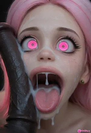 18 year old PETITE METALLIC CUTIE WITH HUGE ROUND FAKE BREASTS ARE MIND CONTROLLED AND RESTRAINED, SHE HAS A PERFECT METALLIC BODY, SHE'S HYPNOTIZED TO BE A CUM SLAVE FOR VIEWER'S hyper gigantic MASSIVE BLACK HORSEcock, SHE'S HYPNOTIZED AND COLLARED BY VIEWER TO BE EXTREMELY DESPERATE AND TERRIFIED OF HIS gigantic thick BLACK HORSEcock, HYPNOSIS, SHOCKED EXPRESSION, BUKKAKE, UHD 8K, extreme realism, maximum detail, BROWN skin with FRECKLES, (MESSY long MULTICOLOR hair), view from side and below, YOUNG HOT BIMBO WITH METALLIC BODY AND ENORMOUS SILICONE TITS IS OBSESSED WITH VIEWER'S ENORMOUS BLACK HORSECOCK, SHE'S DISGUSTED WHILE kissing the tip of HIS MASSIVE BLACK HORSEcock and licking the cum, SHE'S DISGUSTED BY HUGE BLACK HORSEcock, SUPER EXCITED eyes GLOWING WITH INTENSE SHOCK, EYES WIDE OPEN IN SHOCK, (BRIGHT GLOWING MINDLESS PINK eyes:2), SHE'S HYPNOTIZED TO WORSHIP VIEWER'S MASSIVE BLACK HORSECOCK, EXTREME BUKKAKE BY HUGE BLACK HORSECOCKS, EXCITED SHOCKED extreme orgasm face, (EXTREME AHEGAO FACE:1.8), lots of thick runny cum on her ROBOTIC BIMBO face and lips and chin and forehead, (tinkerbell99, aged 20), WEARING FISHNET CATSUIT, (VERY BIG ROUND FAKE BIMBO BOOBS), EXTREME HYPER BUKKAKE, perfect composition of lights and shadows, (After massive bukkake cum), dynamic, the brightest image, clear focus, depth of field, 32k, 30 mm lens, 1/250 s, f/2.8, ISO 300, excessive thick runny cum on face, lots of cum on breasts, lots of cum on hair, cum in mouth, close-up, cowboy, shot, high, angle, skinny, body, igbaddie, tongue, out, ahegao, drool, robot, transformation, robotization, <lora:JustCum:2>, <lora:cum_in_eye_deepmind:2>, <lora:igbaddie-XL:2>, <lora:ahegao_mr_chrisma:2>, <lora:RoboTF:2>