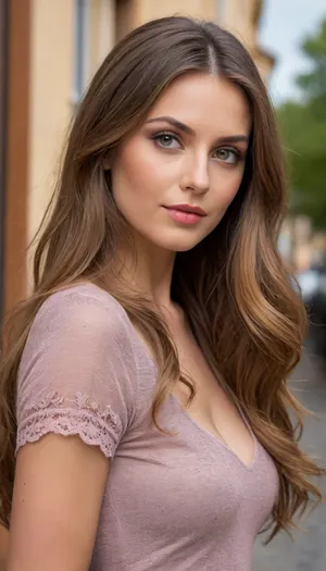 (Extremely insanely highest quality and resolution:1.5), (body in frame:1.6), (Professional modelling photo:1.3), ((astonishing endearing:1.5)), ((average girl next door:1.5)), (extremely detailed face and eyes:1.3), (makeup:1.33), (45 years-old), Dutch, (warm hair:1.5), (extremely long hair:1.5), (natural beauty:1.33), (toned:1.33), (extremely detailed hair:1.33), (very beautiful extremely detailed stylish colored chic designer clothing:1.5), pantyhose, (accessories:1.25), (happy look), (extremely detailed detailed outdoor:1.3), (extremely high resolution:1.3), (perfect focus:1.33), (perfect contrast:1.3), (perfect composition:1.3), (extremely detailed lighting and shadows:1.3), (insanely, (sharp details)), gigapixel, (hyperrealism:1.3), photorealistic, (masterpiece:1.5), (8k:1.5), (extremely high detailed:1.5), (photorealistic:1.5), ((extremely high quality)), (intricate details), highly realistic, detailed skin, artistically color tones, ((bokeh)), (smooth shadows), Endless_Up_SDXL_Neg, <lora:add-detail-xl:1>, <lora:XDetail_light:.7>