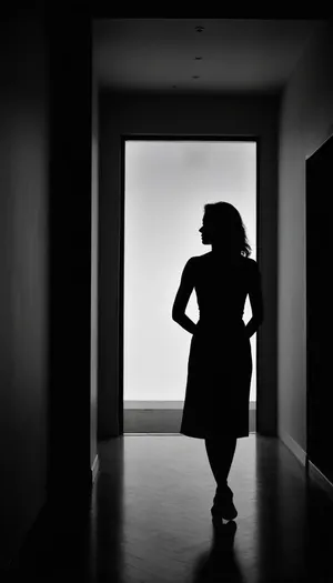 Silhouette style {prompt}.