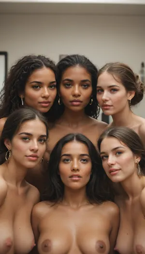 4 nude Indian girls, 4women, dark skin, traditional women, Natalie, (ultra high resolution:1.5), <lora:BUT_SDXL_SHS:1.1>