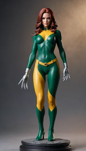 x-men rogue statue full-body shot