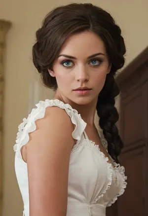 Tamara was too preoccupied to sense Tiffany’s approach from behind, until two strong arms thrust up against the dresser, on either side of Tamara. Startled, she slammed the drawer shut and spun around. The Maid stared at Tamara coldly, and Tamara was afraid of her for the first time. As Tamara studied her lifeless blue eyes, there was a bright strobe of light in her eyes which left her momentarily blind.

“Maid! What are you doing? Let me go!”

There were more flashes, and she only saw stars and darkness. She couldn’t tell if her eyes were open or closed. Tiffany’s arms pinned Tamara in place and prevented her from blocking the light. As she struggled in vain, there was a loud screech of noise, a pulsing beat that seemed to drill into Tamara’s skull. Tamara’s head hurt from the combined sensory assault.

“Stop this right now! I am ordering you to stop!”

The sound changed, it modulated a few times into different discordant noises, until it seemed to settle into a humming pattern that was more tolerable. Tamara felt the strength drain from her arms and her struggles became weaker. The pulsing flashes continued, but they seemed muted now. In her periphery was only darkness, and in the center of her vision the Maid’s cold unrelenting stare.

The Maid’s neural network was modeled after the physiology of the human brain. So understanding a human brain, from a physiological standpoint, was an easy task for her. The signals that operated within Tiffany’s mind were similar to those that operated Tamara’s. All of Tamara’s decision-making behavior, stored knowledge, even long-term memories, were encoded into a complex electrical signal. Tiffany needed only to find the right frequency that was compatible with this human’s mind. Once the color drained from Tamara’s face and the strength faded from her struggles, Tiffany knew she found the right frequency.