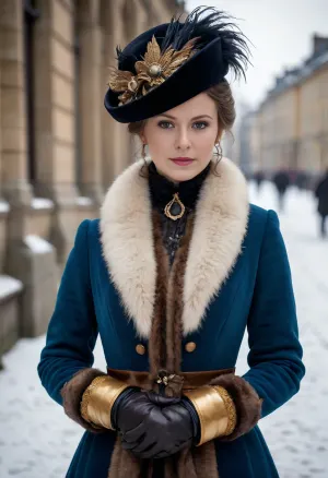 1880: a tale of elegance and turmoil - fashion's symphony of silent melodrama
