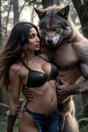 male werewolf impregnating female werewolf