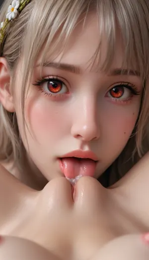 harem, beautiful russian girls only, random colour hair, red eyes, lesbian cunnilingus sex, flat elastic breast, big nipples, female, pov, cunnilingus, 2girls, girl, licking, female ejaculation, <lora:EnvyZoomSliderXL01:1.4>, <lora:EnvyCuteSliderXL01:2>, <lora:Colorful Hair Slider_alpha1.0_rank4_noxattn_last:2>, <lora:Cunnilingus XL:.5>