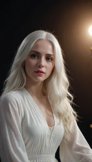 score_9, score_8_up, score_7_up, masterpiece, best quality, highly detailed, BREAK
1woman solo, long white hair, dress, black background