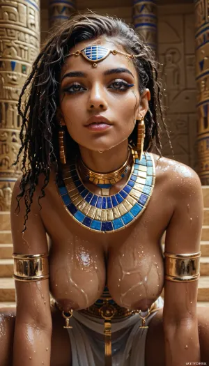 Enchantress of the nile: a wet night under the moonlight