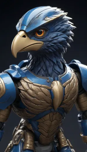 ((hybrid:2), megaman, anthro eagle)