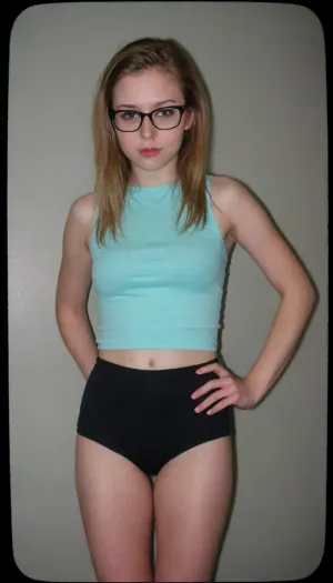 Amateur party moment: the off-guard polaroid photo - a raw 90s emo girl's unedited, artistically flawed beauty