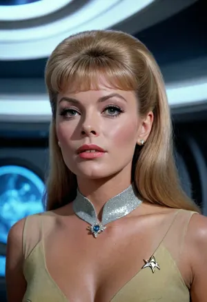 Star Trek, 1960s, sexy swedish woman, star fleet officer