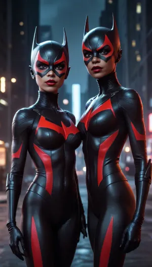 ((Dee Dee twins from Batman beyond)), Gotham City 2029