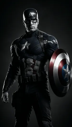 (((black and white drawing))), (no colors), captain america from the MARVEL universe, black background, (((full body view))), PEHighContrast, Simple, Background, high, Contrast, <lora:PE_HighContrastStyleV1:2>, <lora:dark:1.5>