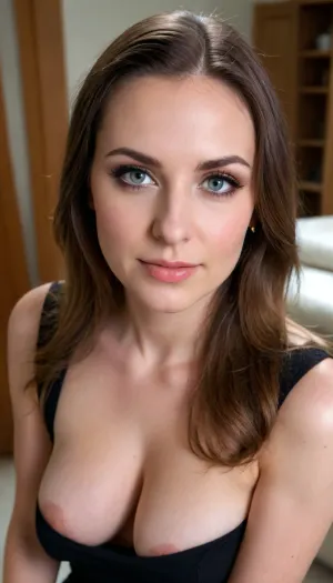 ((miquella from elden ring)), female milf secretary, busty milf 20 y.o., boss office cabinet background, black secretary outfit, tall, (long hair), (elegant hairstyle), beautiful eyes, look at me, sexy lips, smile, big areolas, busty extra deeper cleavage, alluring yet dangerous, close up viev, dark sapphic glamour, look attt my eyes, dramatic lighting., sagging, tpsp, <lora:256210_training_data:1>, <lora:sagging-000015:1>, <lora:Torpedo_Tits_Anime-GMR-000007:1.1>