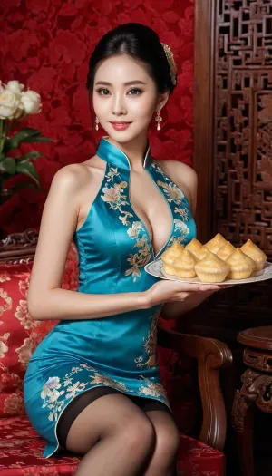 Una foto ultra-realista generada por AI de una joven escort mujer con pelo negro y características chinas es la mejor cara de aspecto en el mundo. Tiene una cintura estrecha, una figura delgada y un aspecto perfecto de angelababy. Su cara perfectamente formada