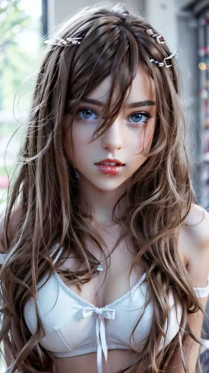 La mujer estaba navegando a través de varios sitios web cuando tropezó con una imagen de una mujer de 19 años de edad con pelo rojo largo y labios llenos. La foto había sido tomada en un estudio, y la mujer parecía impresionante en ella. No podía