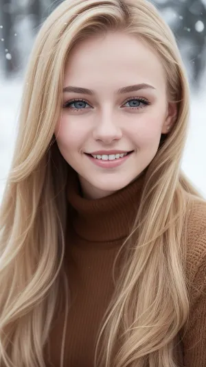 Una mujer rusa ganó el premio mayor por una foto generada por AI sonriendo con sus ojos cerrados, mostrando su cara de 18 años en alta resolución