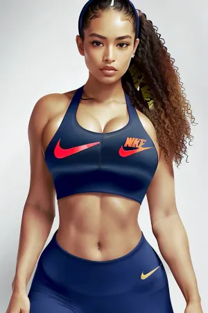 La femme se tenait devant le miroir, admirant sa peau parfaite et tonique. Elle avait un éclairage parfait et un soutien-gorge de sport parfait qui a montré sa tonalité midriff. Sa taille mince a été accentuée par le 8k