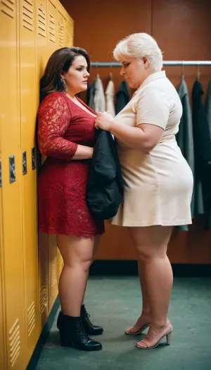 A woman in her 60s and a woman in her 70s struggled to change into their gym clothes, but a kind stranger helped them with their buttons and got them both dressed comfortably