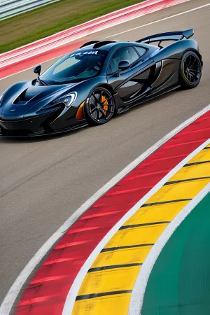 Die Frau stand auf der hochwertigen 8k-Tapete, ihre Augen fixiert auf dem McLaren P1 Rennwagen, die zu ihr ging. Sie konnte den Wind in ihren Haaren spüren, als sie ihn beobachtete. Die mehreren Rennwagen wurden angereiht