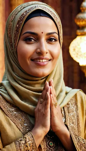 The man, who had always dreamed of living as a Muslim woman, was overjoyed when he transformed into one permanently. He felt like he had finally found his true calling in life and was grateful for the opportunity to live as a Muslim woman
