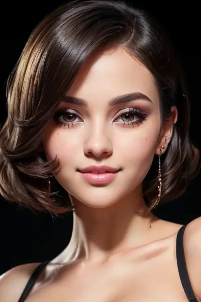 AI は、女性の pornographic 写真を高精細で生成し、8k 解像度の画像をビューで生成します。 濃厚なアイライナー、非常に美しい髪、ダークブラウンの目、そして豪華な顔がありました。 幼い頃から見た