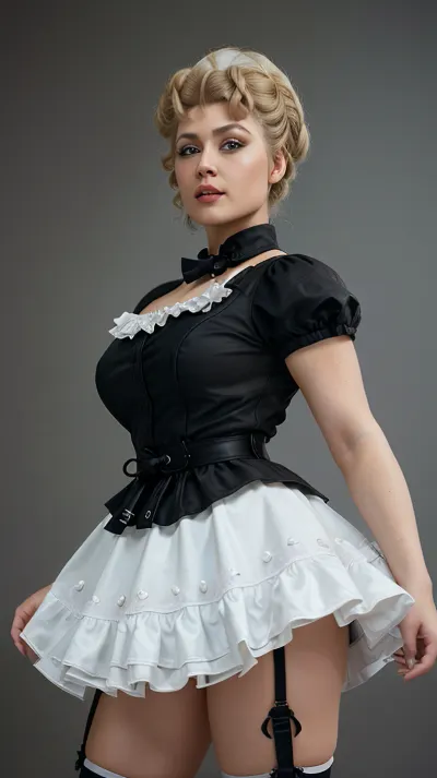 L'immagine di alta risoluzione e migliore qualità della donna che indossa un MicroMiniSkirt è descritta in dettaglio