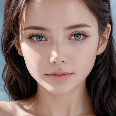 La donna in bagno aveva una foto complessa sul suo telefono, che ha usato per generare la sua foto. I suoi occhi erano la parte più bella del suo viso, e erano al centro dell'illuminazione in bagno. I suoi capelli erano spessi e neri