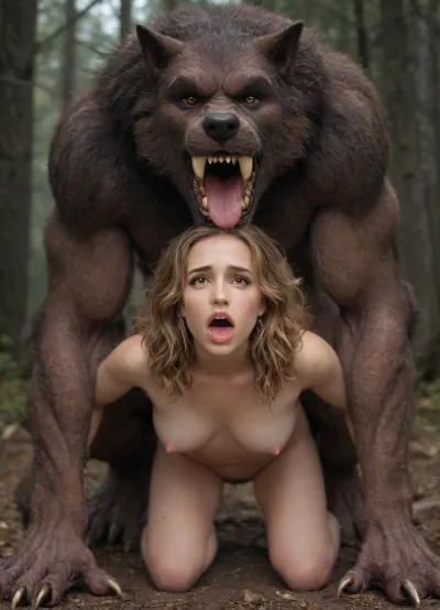 massive werewolf fucks nude Hermione Granger, (((large brown eyes))), crying, orgasm, ahegao, on all four, fucked by giant werewolf, werewolf sex, bestiality, sex with large werewolf, werewolf is more bigger than girl, (monster werewolf:1.7)