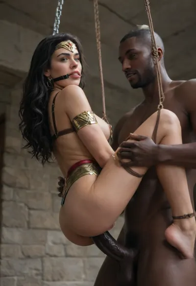 Chained elegance: a tale of interracial bdsm in maximum detail