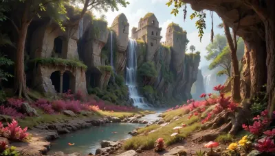 Enchanted 강 계곡