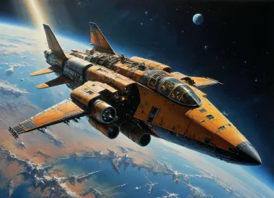 enormous 1970's science fiction spaceship, drifting through space, Chris Foss, John Berkey, Peter Elson, <lora:xl_more_art-full_v1:.8>, <lora:add-detail-xl:.8>, <lora:detailed_notrigger:.8>