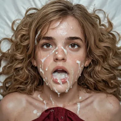 Hermione granger: a post-bukkake portresi