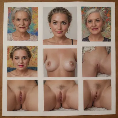 80-year-old granny, (vagina piercings:1.3), pen, drawing, colorful, marker, abstract, collage, background, sporadic, technique, <lora:821472_training_data:.8>