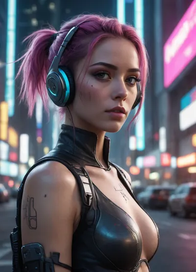 procreate hypermobile cyberpunk
