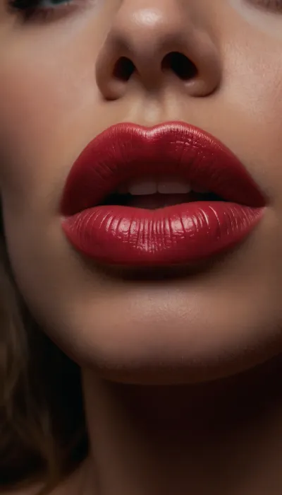 ziprealism, (full lips, soft pillowy lips, sensual lips, moist lips, sensual expression:1.6), (avant-garde experimental photography, ethereal lighting), (sharp focus on lips, extreme closeup), (sharp contrasting silhouette, profile, Dutch Angl:1.2), (intense natural backlight, light bloom, shallow depth of field, soft bokeh, layered composition with subtle foreground)