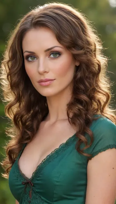 (Extremely insanely highest quality and resolution:1.5), (body in frame:1.5), ((fully clothed:1.6)), ((czech:1.5)), (Professional modelling photo:1.3), ((astonishing endearing:1.5)), (extremely detailed face and eyes:1.3), (emerald green eyes:1.3), (makeup:1.33), (40 years-old:1.5), (warm brown hair:1.5), (extremely long curly hair:1.5), (natural beauty:1.33), (slim:1.33), (extremely detailed hair:1.33), (extremely detailed formfitting clothing:1.5), (accessories:1.25), (happy look), (extremely detailed detailed outdoor:1.3), (extremely high resolution:1.3), (perfect focus:1.33), (perfect contrast:1.3), (perfect composition:1.3), (extremely detailed lighting and shadows:1.3), (insanely, (sharp details)), gigapixel, (hyperrealism:1.3), photorealistic, (masterpiece:1.2), (8k:1.3), (extremely high detailed:1.3), (photorealistic:1.5), ((extremely high quality)), (intricate details), highly realistic, detailed skin, artistically color tones, ((bokeh)), (smooth shadows), ac3fus1on, artstyle, gldnglry, detailxl, <lora:RsmJemma1XL:.8>