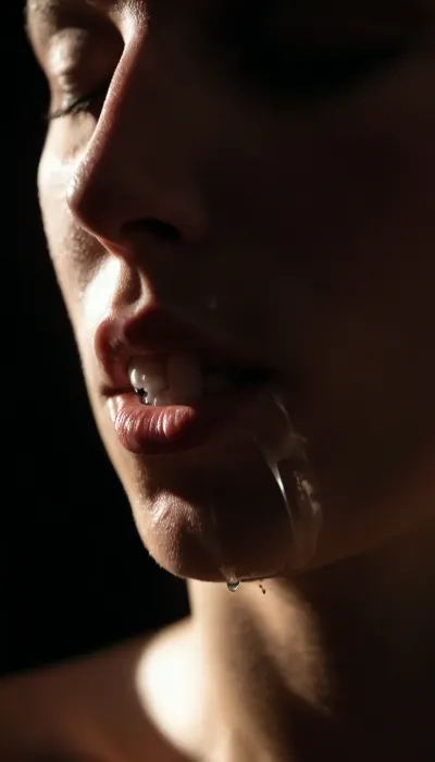 extreme close-up on closed eyes with excessive cum on them, 8k, photorealistic, soft lighting, cinematic dark lighting, an interplay of light and shadow, artsy, work of art, price winning, <lora:dark:.8>