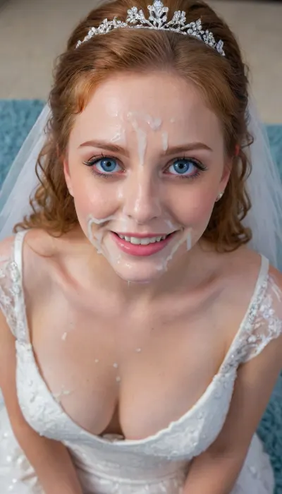 Surreal wedding 일: cum-drenched 신부의 예상치 못한 축복