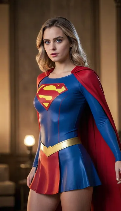 Visions envolées: un regard sur la puissance de super girl cara en haute définition 8k

- Oui.

Au cœur de Metropolis, une image 8K haute définition a capturé Super Girl Cara en un instant. Son petit costume, orné d'une cape, a révélé son physique parfaitement sculpté - chatte parfaite et seins parfaits en plein écran. En montant à travers la ville, sa jupe se leva légèrement, offrant un aperçu de son pouvoir sous le tissu.