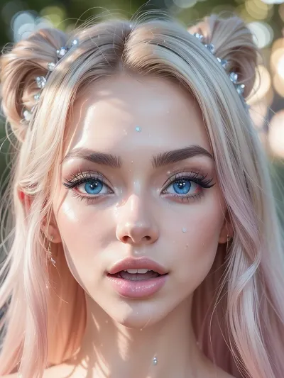 hyper detailed hyper realistic natural petite cutie, (extremely gorgeous:1.6), 18-year-old girl, cute face, (((skinny))), ((over-detailed professional photography, masterpiece, epic photorealism)), DSLR camera, best quality, best resolution, uhd, perfect composition of lights and shadows, dynamic, the brightest image, crystal clear focus, depth of field, 32k, Laica M6, (slender body:1.3), (athletic body:1.3), perfect body, perfectly detailed skin texture, perfect symmetrical face, (perfectly detailed sparkling blue eyes), (perfect highlighted blonde pink hair), (huge fluffy eyelashes:1.4), pretty and cute, gleaming lips, shiny lips, perfect beautiful lips, big very sexy lips, photorealism, masterpiece, loose disheveled hair, full body, naked, nude, perfect breast, day, bright lighting, realistic, real, beautiful face, hyper, realsitic, influencer, insta, beautiful, sexy, pretty, hinaigirl, (realism:1), (realistic:1), ((hyper realistic:1)), ((ultra realistic:1)), facial, cum, pov, tongue, out, open, mouth, closed, eyes, <lora:weight_slider_v2:-1>, <lora:age_slider_v20:-1>, <lora:lip_slider_v21:.8>, <lora:MS_Real_Facial_Lite:.5>, epiCNegative