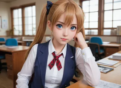 The enigmatic ginger girl