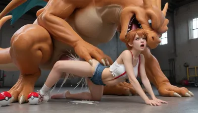 Ultra-hd: l'iperpenetrazione di charizard - l'incontro trasparente di una donna addestrata