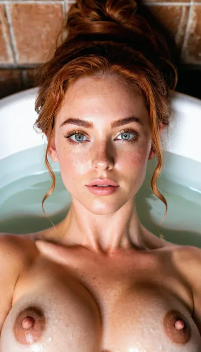Die Augen der Frau waren perfekt rund und symmetrisch, mit hochwertigen Augen, die sie aussehen ließ, als ob sie bereit war, jemanden zu pounce. Ihre Haut wurde rosa gespült, und ihre Nippel waren rosig rot und puffy, so dass sie