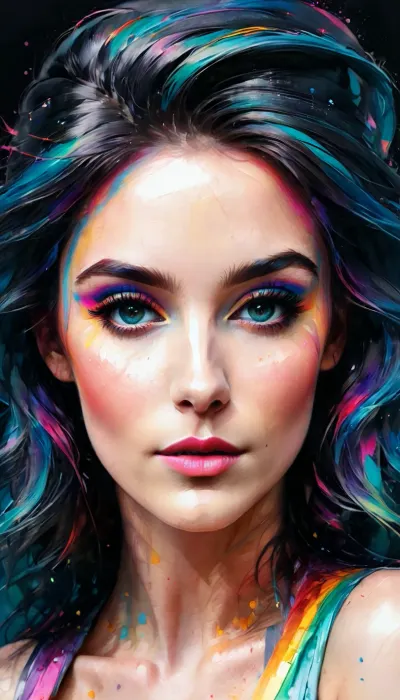 The mesmerizing eyes of the Fae in the photorealistic photograph captivate viewers with ultra-detailed eyes and striking colors, while the background is realistic and highly detailed
