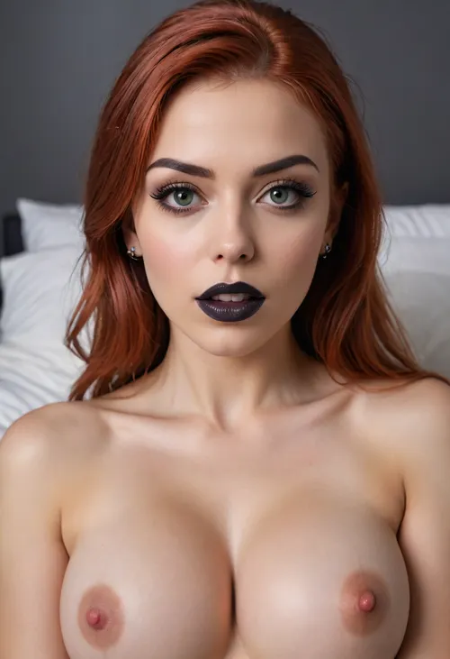 woman, photo-realistic, sitting, ((mohawk)), (view from above:1.1), (looking at vuewer), highly detailed, high detail RAW color art, diffused soft lighting, sharp focus, hyperrealism, (ultra highres:1.2), 8k, UHD, high quality, realistic photo, (best quality:1.5), highly complex, perfect shadows, (masterpiece:1.2), (lifelike photography:1.2), (perfect lighting:1.2), (ultra-realistic detail:1.2), (8k resolution:1.2), (high resolution:1.2), (high definition:1.2), (ultra-detailed:1.2), (professional photography:1.2), (perfect illumination:1.2), (realistic shadow:1.2), (photorealistic:1.2), (depth of view:1.2), (hyper-detailed:1.2), (intricately detailed:1.2), (triadic colors:1.2), (deep color:1.2), (intricate detail:1.2), (complementary colors:1.2), (symmetrical:1), (HD:1.2), (512x768 pixels:1.2), (High definition:1.2), crop top, miniskirt, oiled skin, oiled tits, oiled, head to toe, ((perfect face)), (perfect nose), ((slutty outfit)), lip injections, (black lips:1.3), ((thick lips)), ((6 pack abs)), long hair, big lips, ultra quality, realistic skin, realistic, big hips, nude, naked, slim waist, engorged nipples, stockings, 8K quality, tight abs, muscular body, pink lips, swollen lips. intense eyes, (bedroom), bright red hair, professional real photo, 30mm lens, iso 100, (splashes cumshot by more white sperm dripping on her face and mouth), Slavian, plump lips, long eyelashes, make-up, head raised, top view, (full-length top view), lush bust, full-length, aesthetics of the female body, photorealism, filigree, highest quality, uhd, ultra realistic, photorealistic, dslr, kodachrome, (hyper realistic), (realistic), best lighting, perfect illumination, (best illumination), (best shadow, best shadows), highres, ultra-detailed, 8K, masterpiece, best quality, (ultra realistic), sharp image, (highly detailed face, (ultradetaled face)), (realistic mouth, realistic teeth, detailed hair, detail irises), (portrait:1), detailed face, beautiful eyes, highly detailed face, crystal clear image, detailed eyes, bukkake, cum, facial, mouth full of cum, amateur, flash photo, dark background, cum on face, cum on body, cum swapping, man, excessive cum, covered in cum, ejaculation, projectile cum, cum on breasts, cum on back, cum on ass, cum on pussy, cum on shoes, cupping hands, cum on hands, cumdrip, after sex, after vaginal, <lora:bombshell_v2:.4>, <lora:reallora1:.5>, <lora:Oxygen girl_SDXL1.0:.2>