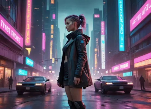 procreate hypermobile cyberpunk