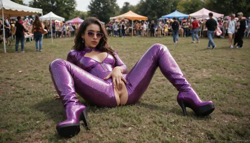 realistic masterpiece, 8K UHD, maximum quality, maximum details, maximum realism, brunette, (crotchless bodysuit, purple, pink, multicolored, translucent, shiny, high heel boots:1.1), fingering pussy, sad, Endless_Up_SDXL_Neg, ImgFixerPre0.3, photo, portrait, raver, girl, at, a, festival, in, sunglasses, music, wearing, mask, with, glitter, 2017, 2012, party, costume, <lora:real-humans-PublicPrompts:.5>, <lora:RaverGirls_XL_v1-000003:1.8>