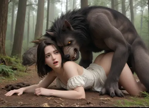 Ein Mondlit-Probe: eine Geschichte von Werwolf und Vampiramour