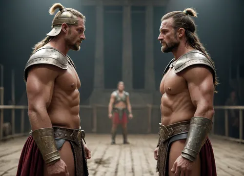 two swedish gladiators, 35-years old